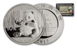 2017 China 30-Gram Silver Panda NGC Gem BU 20-Coin Roll