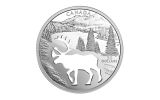 2017 Canada 30 Dollar Silver Cutout Woodland Caribou Proof 