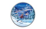 2017 Canada 15 Dollar Silver Great Outdoors Night Skiing Proof