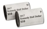 2017 Kennedy Half Dollar P & D 2-Roll Set