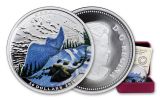 2017 Canada 1 Ounce $20 Silver Snowy Owl Colorized Proof - Landscape Illusion
