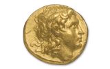 Ancient Lysimachus Gold Stater Pella NGC CH AU