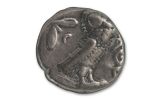Ancient Greek Tetradrachm Athena Owl NGC F