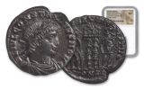 307-361 AD Roman Bronze Constantine 5-Coin Set NGC AU