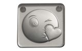 2017 PAMP 10-g Silver Emoji Kiss Ingot Pendant            
