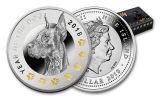 2018 Niue 1 Dollar Silver Year of The Dog Proof