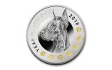 2018 Niue 1 Dollar Silver Year of The Dog Proof
