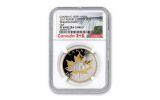 2017 Canada 25 Dollar 1-oz Silver Timeless Icons Pied NGC PF69 Uncirculated 