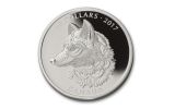 2017 Canada 30 Dollar 2-oz Silver The Great Grey Wolf Proof