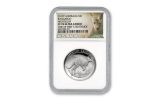 2017 Australia 1 Dollar 1-oz Silver Kangaroo High Relief NGC PF70UCAM First Struck