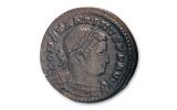 AD 307–337 Ancient Roman Bronze Nummus of Constantine The Great Sol Invictus NGC AU