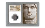 AD 307–337 Ancient Roman Bronze Nummus of Constantine The Great Sol Invictus NGC AU