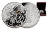 2017 Canada 20 Dollar 1-oz Silver Bee Bejeweled Bugs Proof
