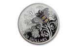 2017 Canada 20 Dollar 1-oz Silver Bee Bejeweled Bugs Proof