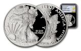 2018-W 1 Dollar 1-oz Silver Eagle NGC PF70UCAM Early Releases Gold Star Label - Black