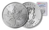 2018 Canada 1-oz Silver Incuse Maple Leaf PCGS MS70 First Strike