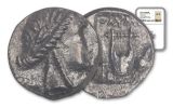 Ancient Greek Silver Olympus Lycian League Drachm NGC Choice-XF