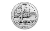 2018 Voyageurs National Park 5-oz Silver America the Beautiful PCGS MS69 DMPL First Strike - Mercanti Signed Label