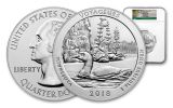 2018 Voyageurs National Park 5-oz Silver America the Beautiful NGC MS69 DPL First Releases
