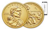 2018-D 1 Dollar Native American BU 25-Coin Roll