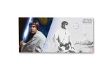 2018 Niue 1 Dollar 5 Gram Silver Foil Star Wars Luke Skywalker PMG 70 Colorized Proof-Like Note