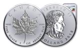 2018 Canada 1-oz Silver Incuse Maple Leaf Reverse Proof NGC PF70UCAM First Releases