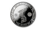 2018 South Korea 1-oz Silver Tiger BU