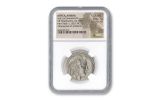 132-131 B.C. Greek Silver New Style Owl Tetradrachm B/DI NGC Ch Au