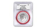 2018 Tuvalu $1 1 oz Silver Black Panther PCGS MS69 First Strike - Red Core