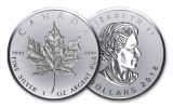 2018 Canada 20 Dollar 1-oz Silver Incuse Maple Leaf Reverse Proof