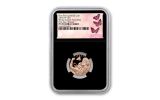 2018-W 5 Dollar Breast Cancer Awareness Gold NGC PF70UCAM First Day Of Issue - Black
