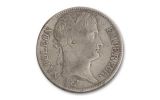1799-1814 France 5 Francs Silver Napoleon F-VF