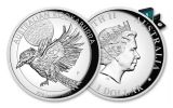 2018 Australia 1 Dollar 1-oz Silver Kookaburra High Relief Proof