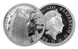 2017 Great Britain 2 Pound 1-oz Silver Landmarks of Britain - Big Ben Proof 2pc