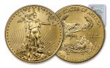2018-W $50 1 Ounce Burnished Gold American Eagle PCGS SP70 FS Flag Label