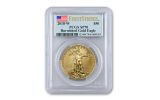 2018-W $50 1 Ounce Burnished Gold American Eagle PCGS SP70 FS Flag Label