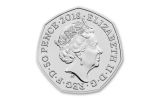 2018 Great Britian 50 Pence 8-Gram Cupro-Nickel Paddington at Buckingham Palace BU