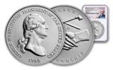 George Washington Presidential 1-oz Silver Medal NGC MS70 First Releases - Washington Label
