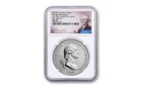 George Washington Presidential 1-oz Silver Medal NGC MS70 First Releases - Washington Label