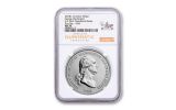 George Washington Presidential 1-oz Silver Medal NGC MS70 - First Day ANA Label