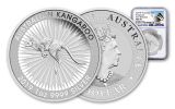 2019 Australia $1 1-oz Silver Kangaroo NGC MS70 First Releases