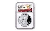 2019-W $1 1-oz American Silver Eagle NGC PF70UC First Releases - Eagle Label