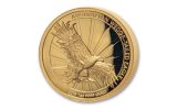2019 Australia $100 1-oz Gold Wedge Tailed Eagle High Relief Proof