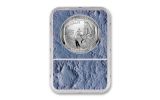 2019-P Apollo 11 50th Anniversary Silver Dollar NGC PF70UC First Releases - Moon Core with Mission Patch