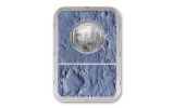 2019-S Apollo 11 50th Anniversary Clad Half Dollar NGC MS70 First Day of Issue - Moon Core with Mission Patch