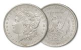 1883–1885-O $1 Morgan Silver Dollar 3-pc Great Montana Collection Set NGC MS66 