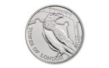 2019 Great Britain £5 Cupro-Nickel Tower of London Ravens BU
