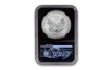 2019-W $1 1-oz Burnished Silver Eagle NGC MS70 Early Releases w/Black Core & Jones Signature