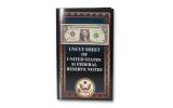 Uncut Sheet of $1 Bills Crisp Uncirculated w/Folder