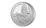 2019 Great Britain £5 Silver Tower of London Ceremony of the Keys Piedfort Proof